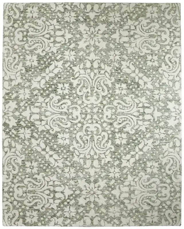 Feizy Rugs Belfort Green 9 x 12 Rug