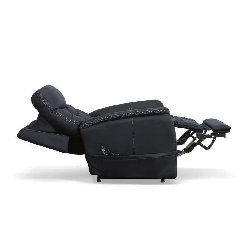 Flexsteel Atlas Ultramarine Blue Power Lift Recliner