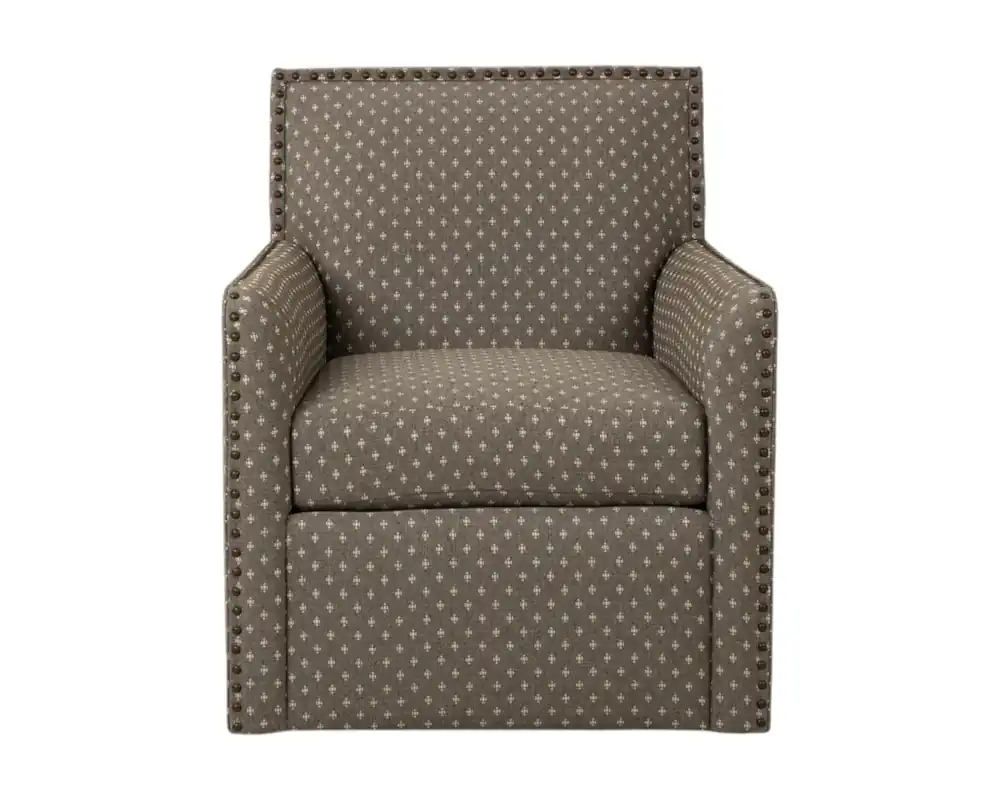 Flexsteel Beckett Swivel Chair in Brown