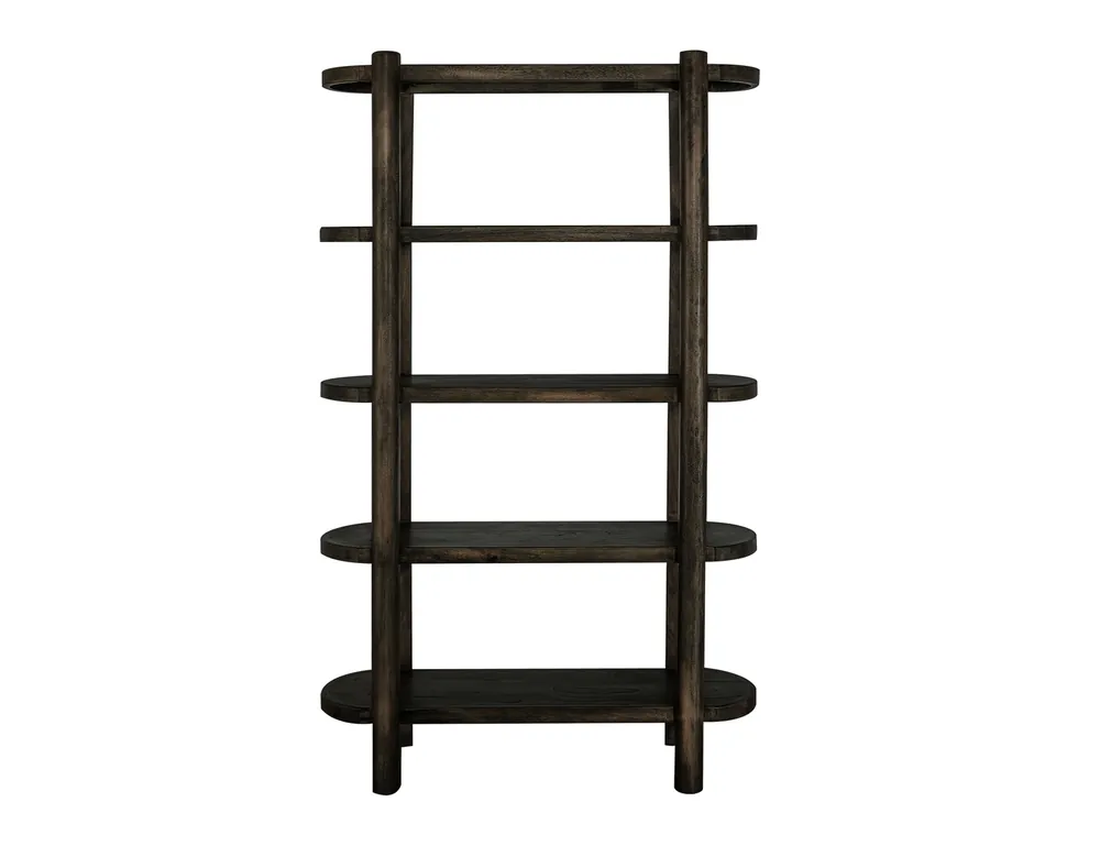 Int'l Furniture Balam Black Bookcase