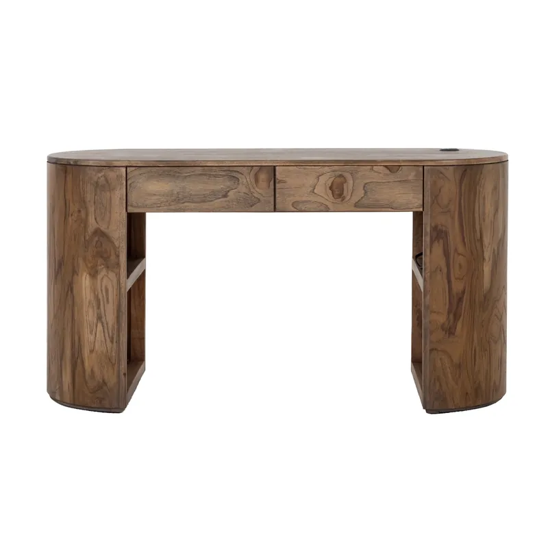 Int'l Furniture Balam Brown 2-Drawer Desk