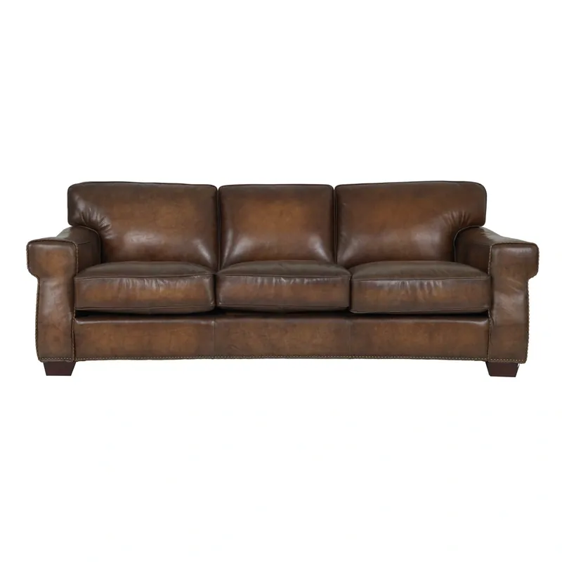Hydeline Capri Brown Leather Sofa