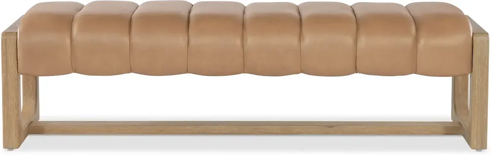 Hooker Furniture Banyon Bay Toast/Desert Oak Bed Bench