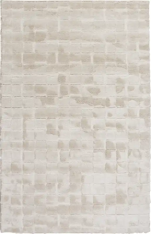 Central Oriental Angelo Ivory Geometric 8 x 10 Rug