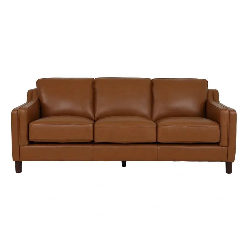Hydeline Bella Brown Leather Sofa
