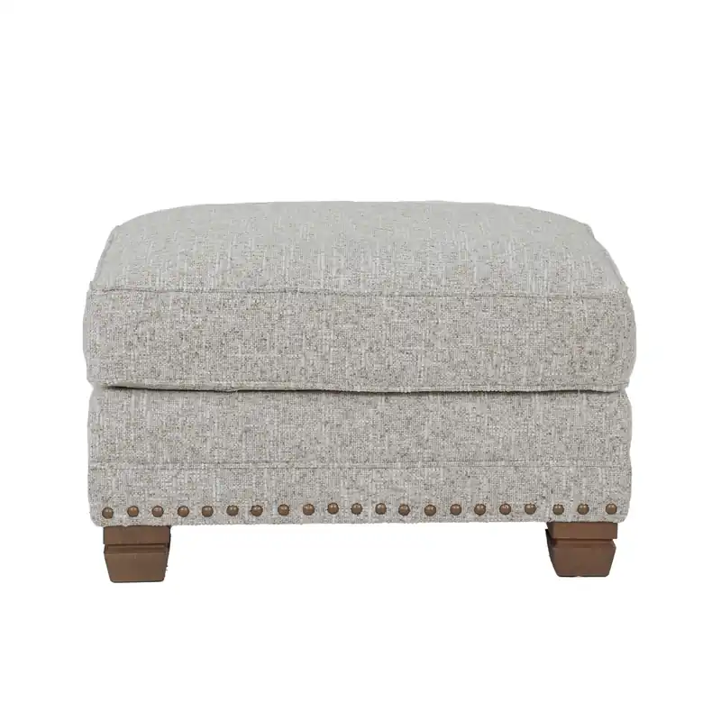 Smith Brothers 393 Collection Taupe Ottoman