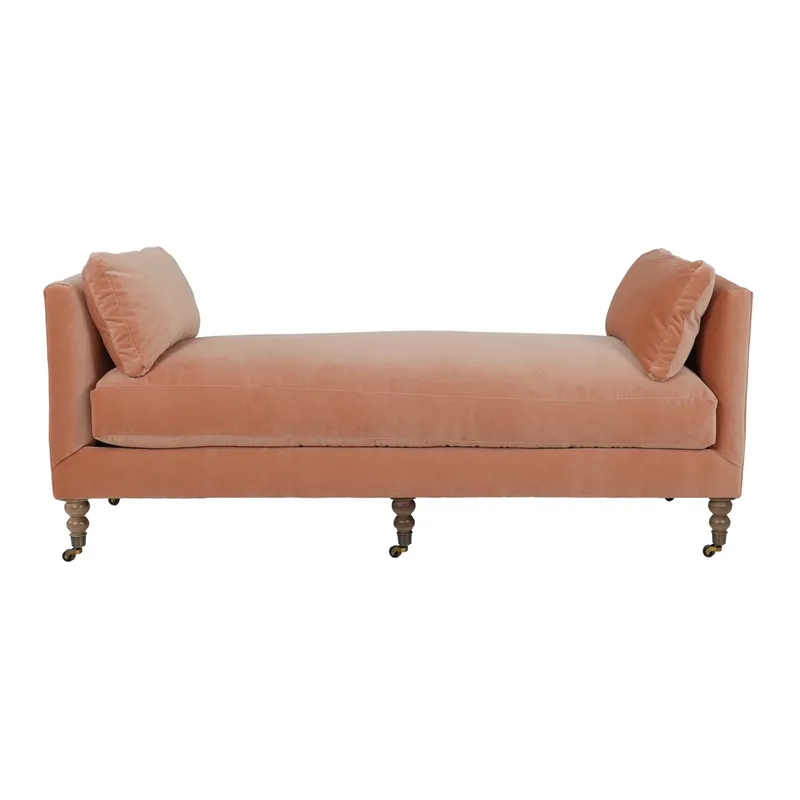 Rowe Furniture Madeline Peach Settee Bench