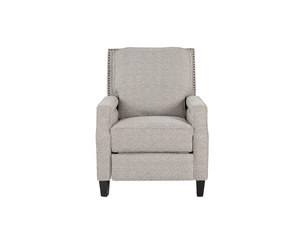 Powell Portico Push Back Recliner in Coconut Gray