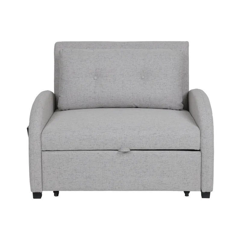Powell Aileen Gray Convertible Chair Bed