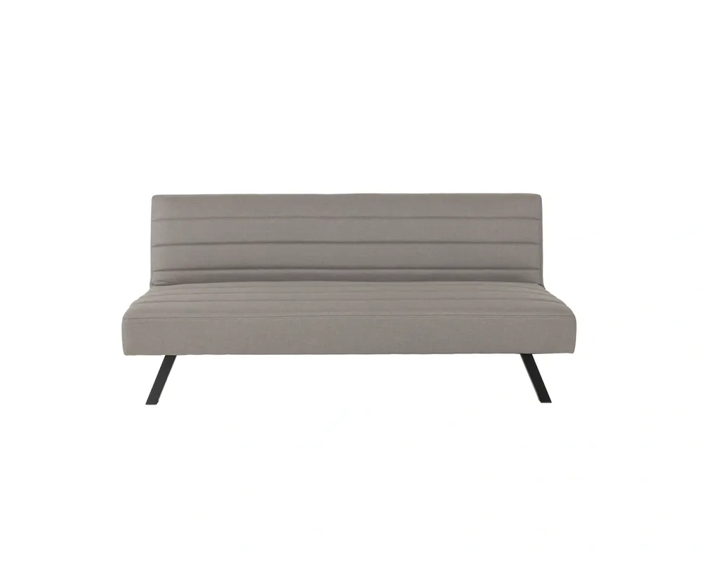 Lifestyles Solutions Dakota Taupe Convertible Futon Sofa