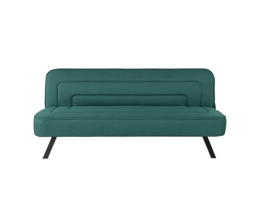 Lifestyles Solutions Frankie Forest Green Convertible Futon Sofa