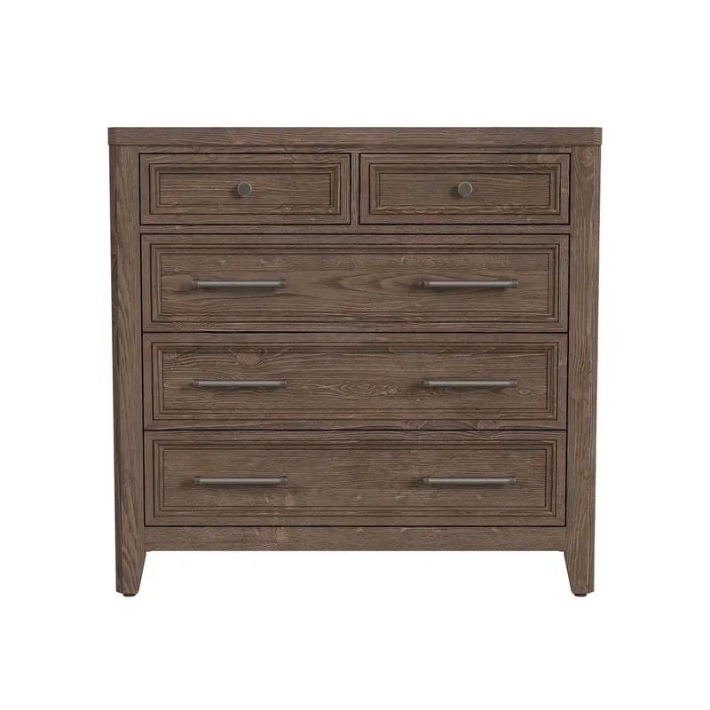 Westwood/Thomson Int'l Carlson 5-Drawer Chest in Harvest Brown