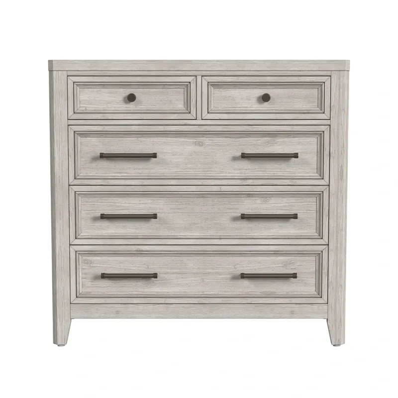Westwood/Thomson Int'l Carlson 5-Drawer Chest in Washed Linen