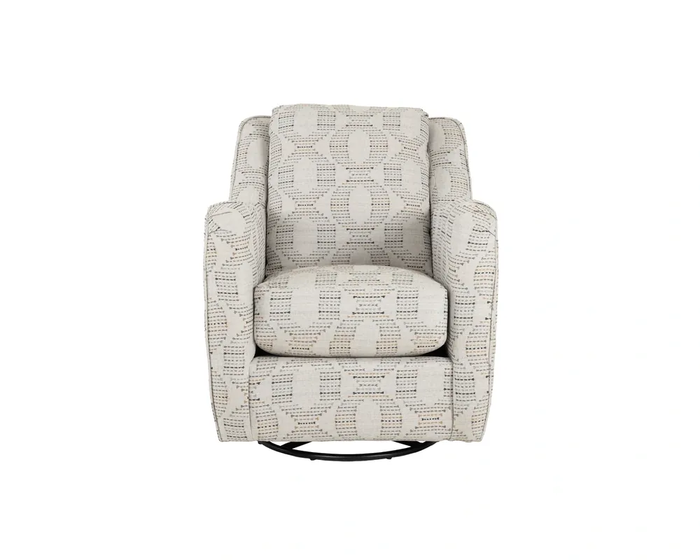 Southern Motion Alba Pebble Beige Swivel Glider