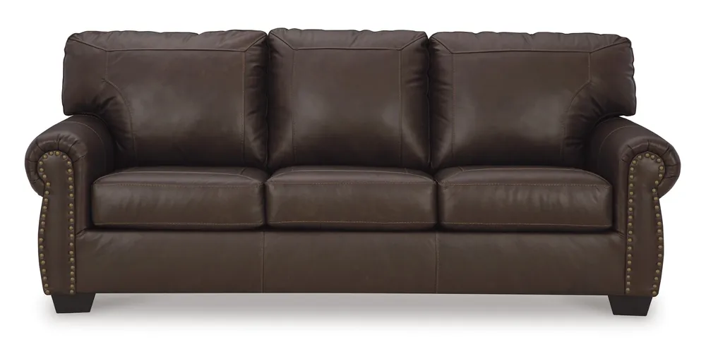 Ashley Colleton Brown Leather Sofa