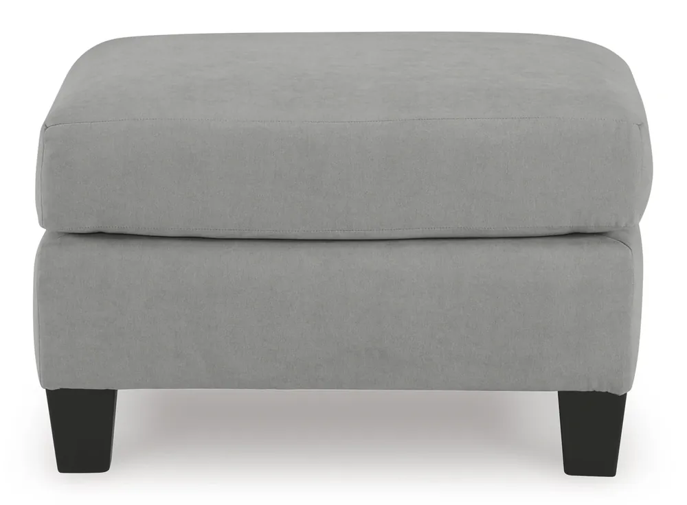 Ashley Adlai Shadow Gray Ottoman