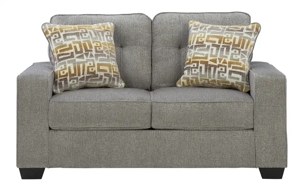 Ashley Larimer Loveseat in Iron Gray