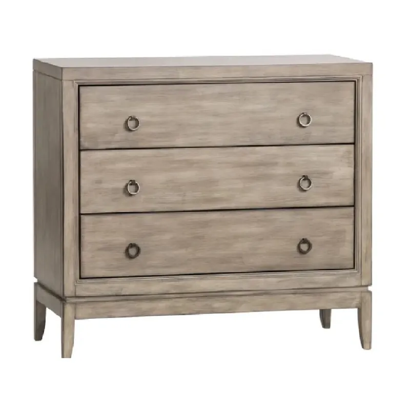 Crestview Collection Trimble Gray Wash Accent Chest