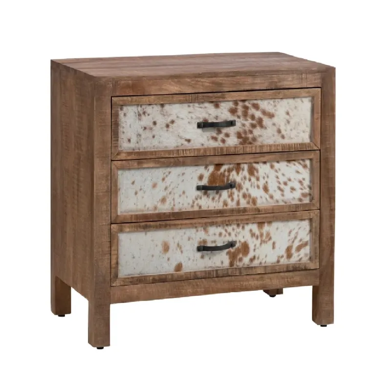 Crestview Collection Fort Worth Cowhide Accent Chest