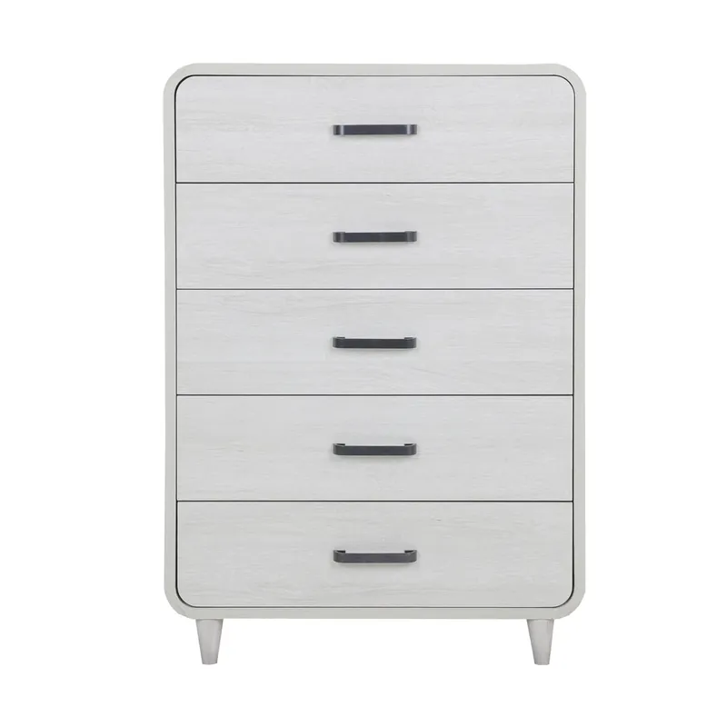Crown Mark Nyomi White 5-Drawer Chest