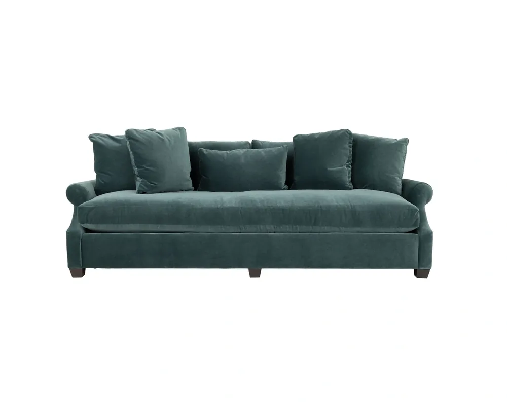 Rowe Furniture Bristol Adriatic Green Sofa