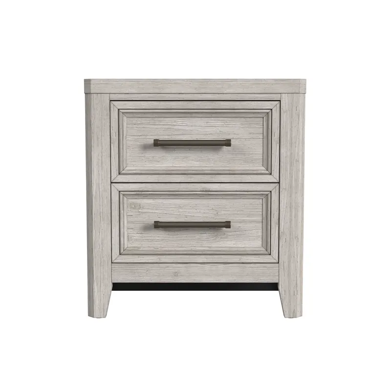 Westwood/Thomson Int'l Carlson 2-Drawer Nightstand in Washed Linen