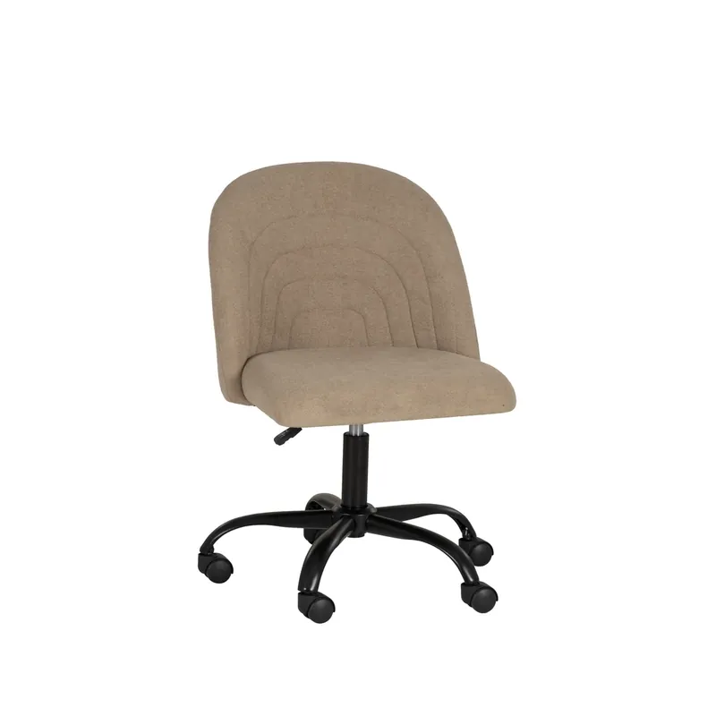 Linon Stormy Beige Adjustable Swivel Office Chair