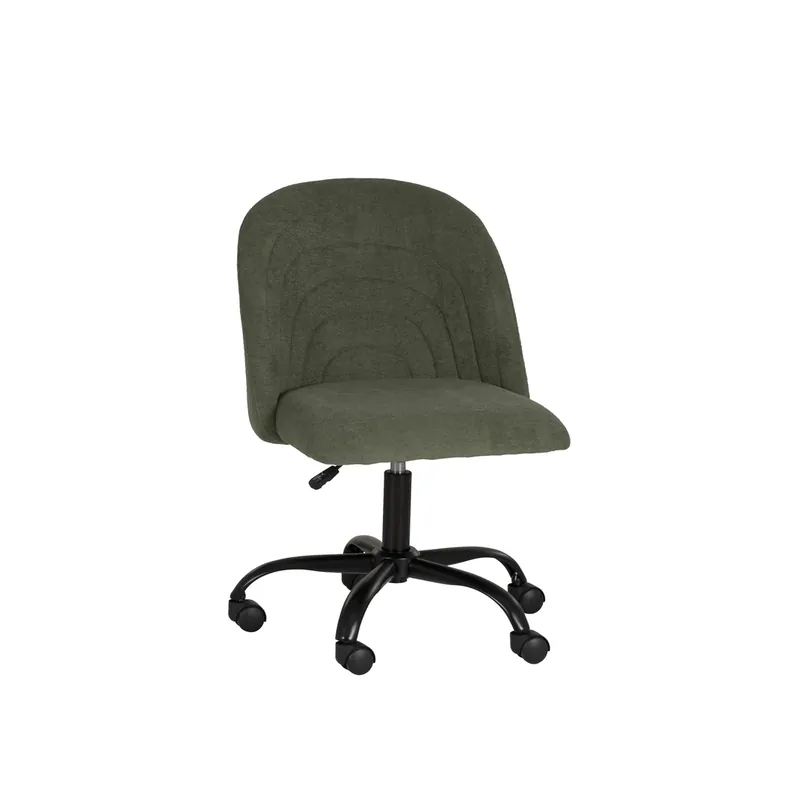 Linon Stormy Green Adjustable Swivel Office Chair