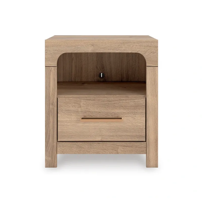 Ashley Kinlanni 1-Drawer Nightstand with USB Ports
