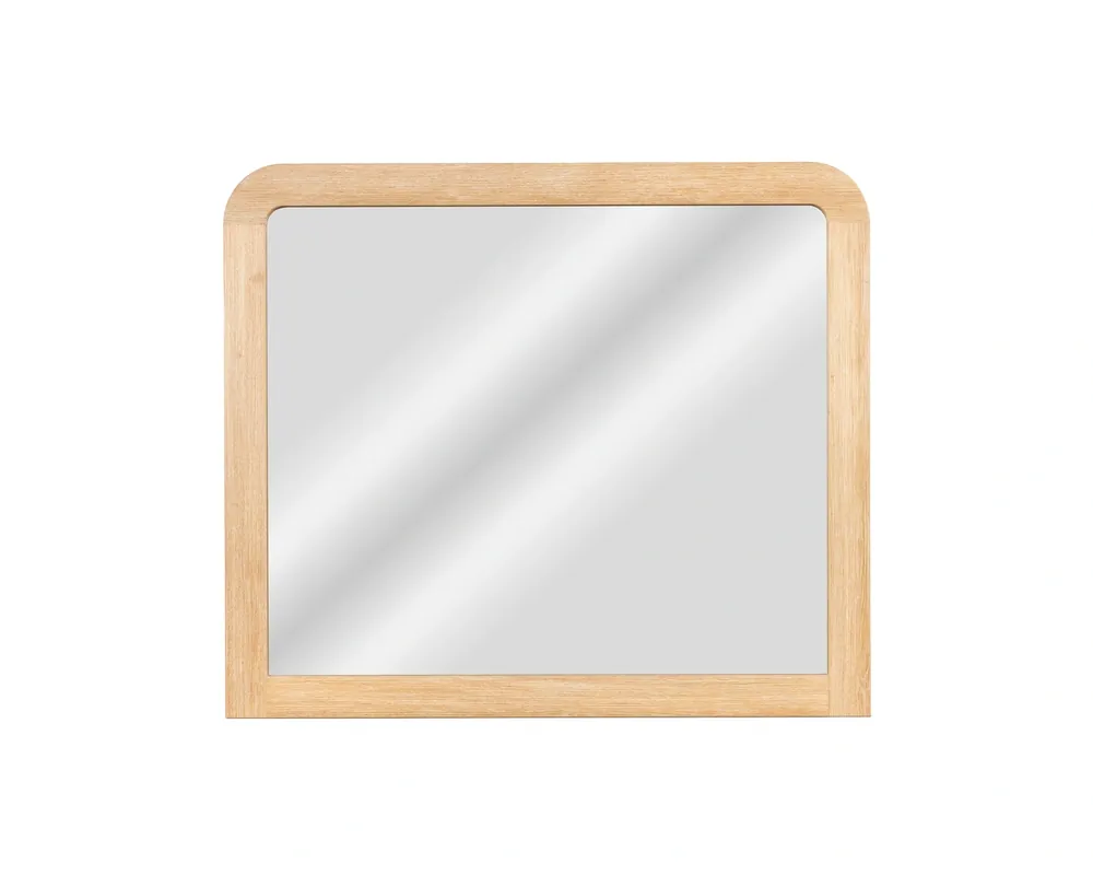 Elements Int'l Rosalie Dresser Mirror in Natural
