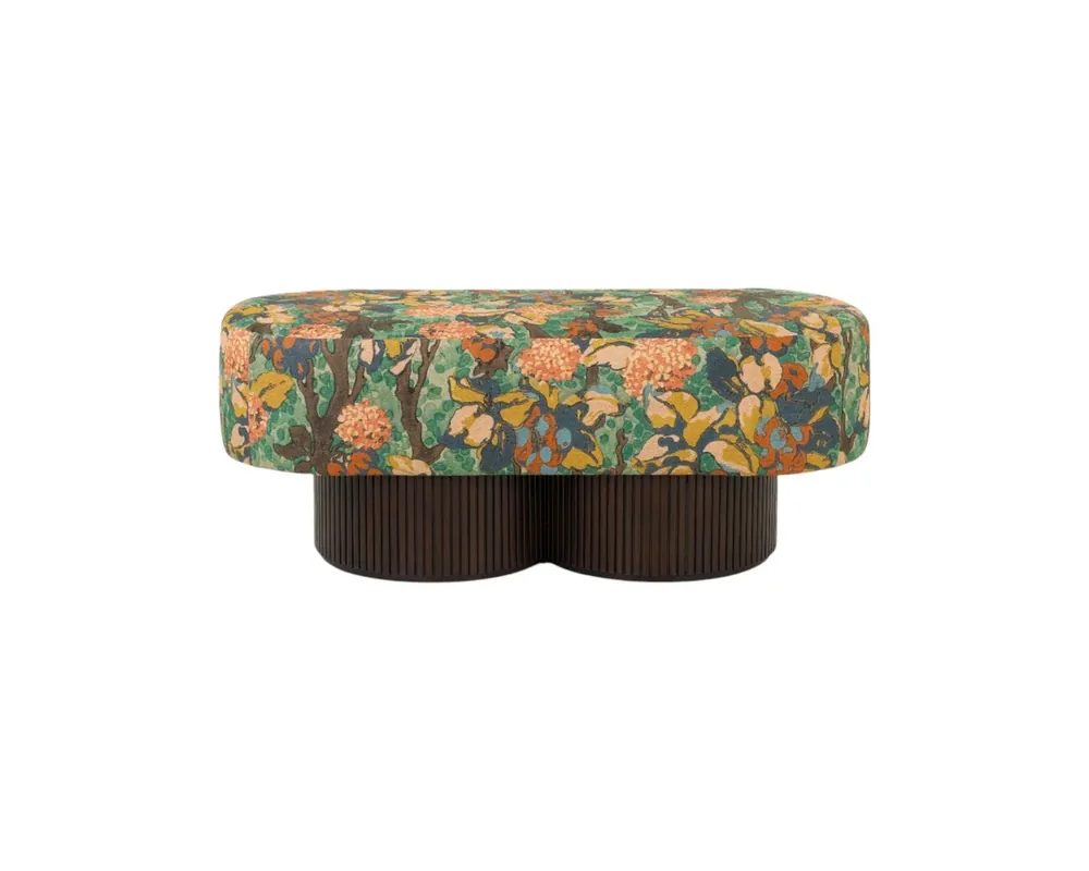 Rowe Furniture Kindred Oval Upholstered Ottoman in Cimarron