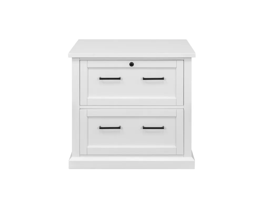 Martin Furniture Abby White Lateral File Cabinet