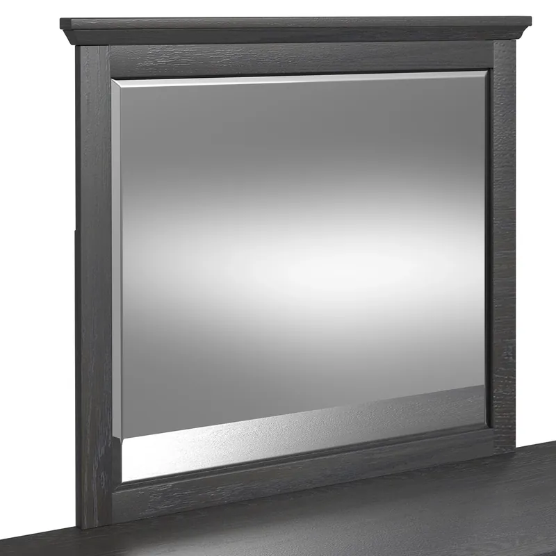 Elements Int'l Hampton Gray Dresser Mirror