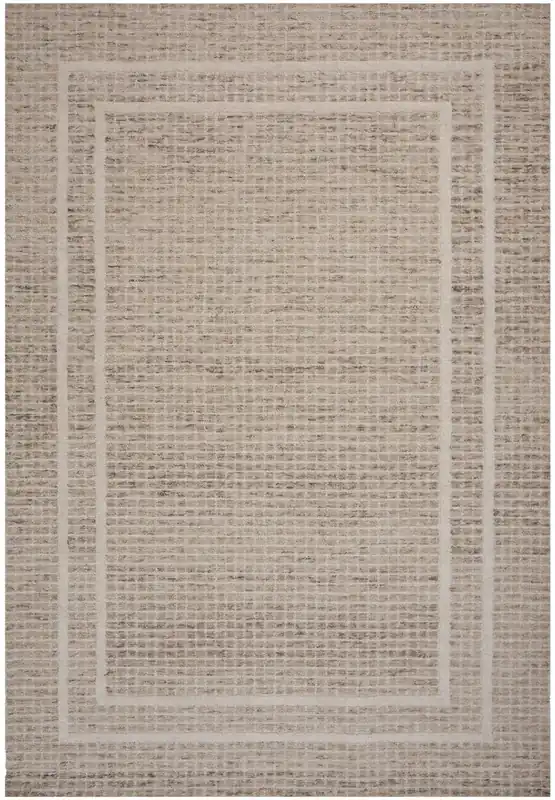 Rizzy Willow Rug in Beige - 7.9 x 9.9
