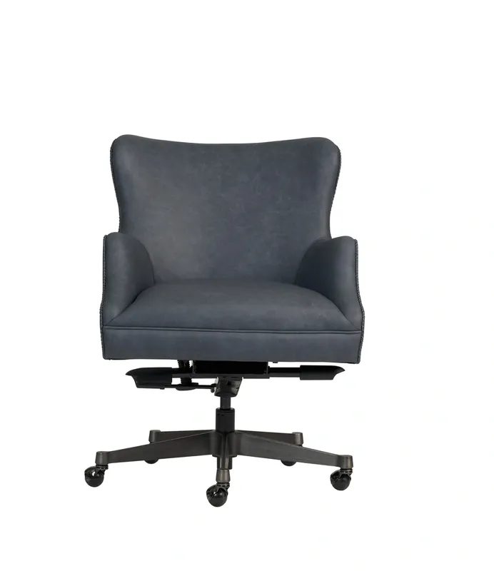 Aspen Blake Venetian Blue Leather Executive Office Chair