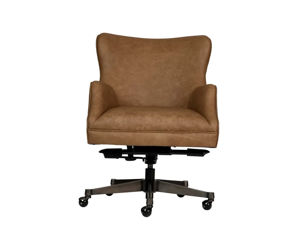 Aspen Blake Venetian Caramel 100% Leather Office Chair