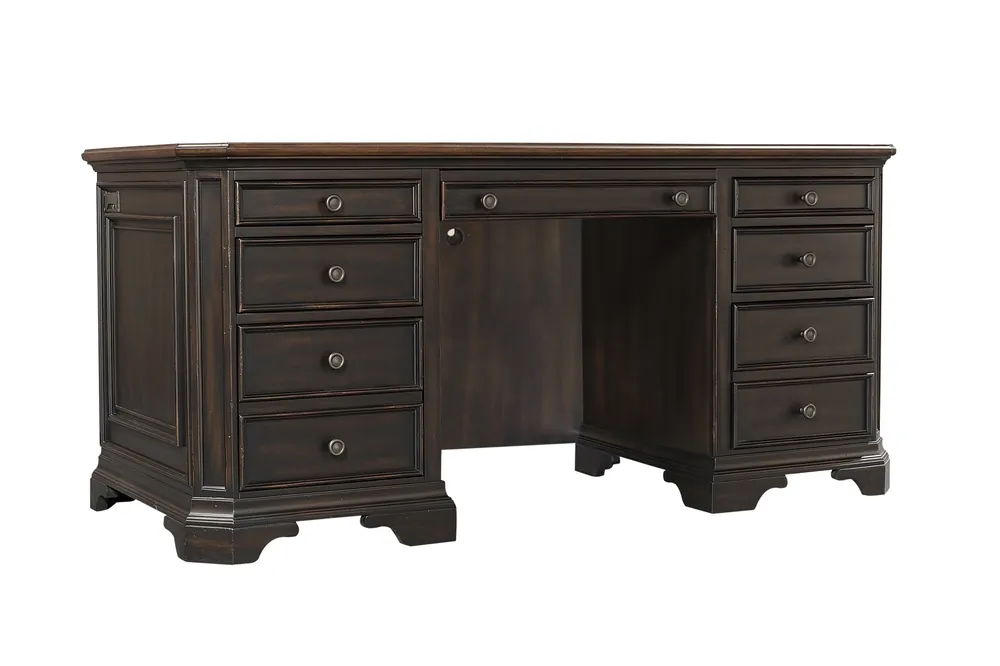 Aspen Hampton Black Cherry Credenza Desk