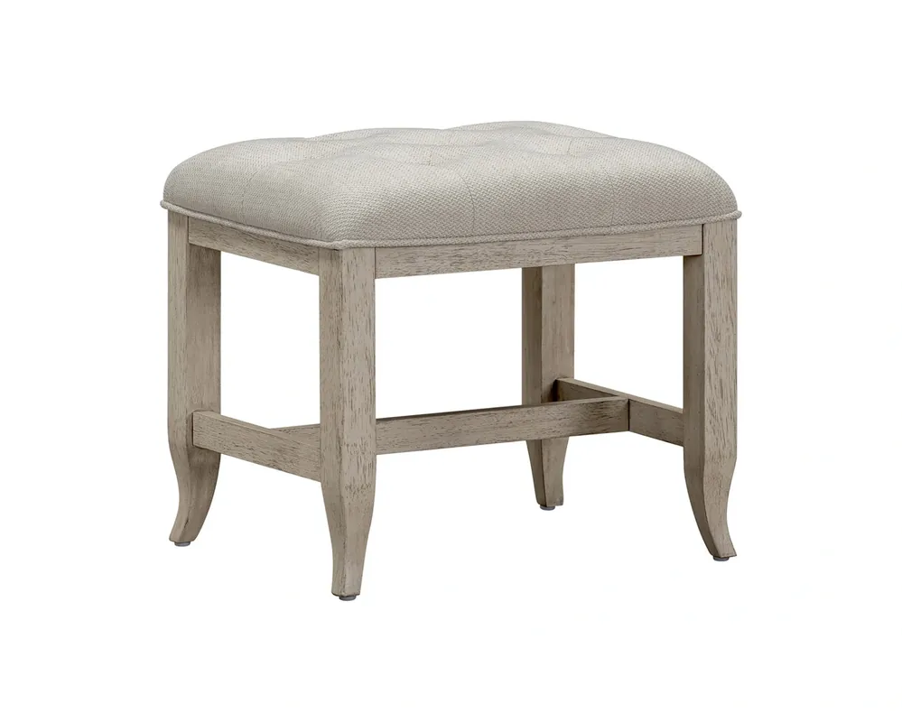 Aspen Provence Upholstered Bedroom Bench in Linen