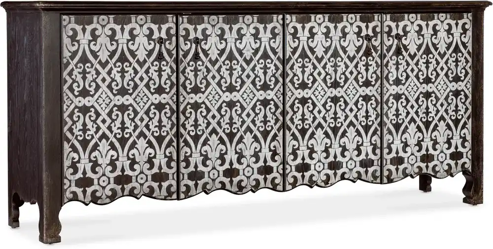 Hooker Furniture Americana Bombay 4-Door Accent Cabinet