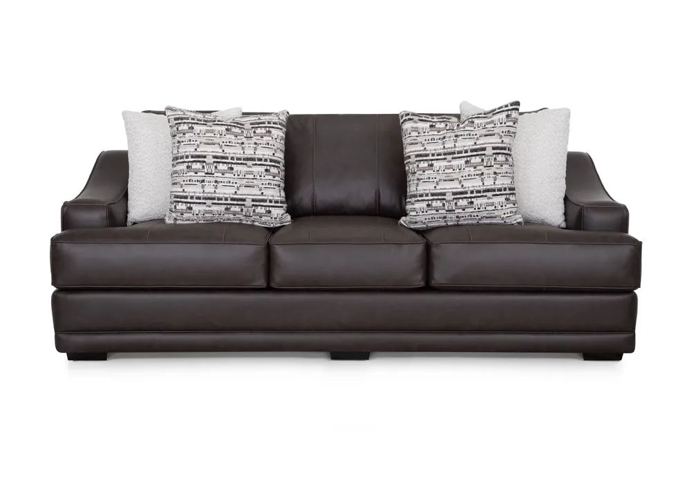 Franklin Prescott Coffee Brown Sofa