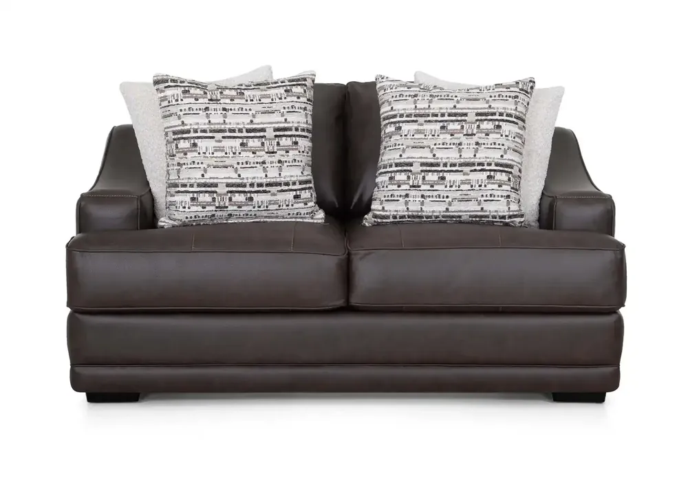 Franklin Prescott Coffee Brown Loveseat