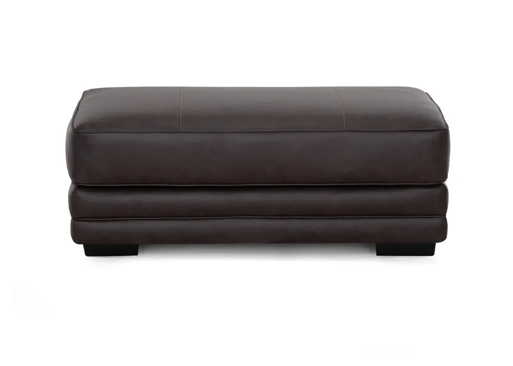 Franklin Prescott Coffee Brown Ottoman