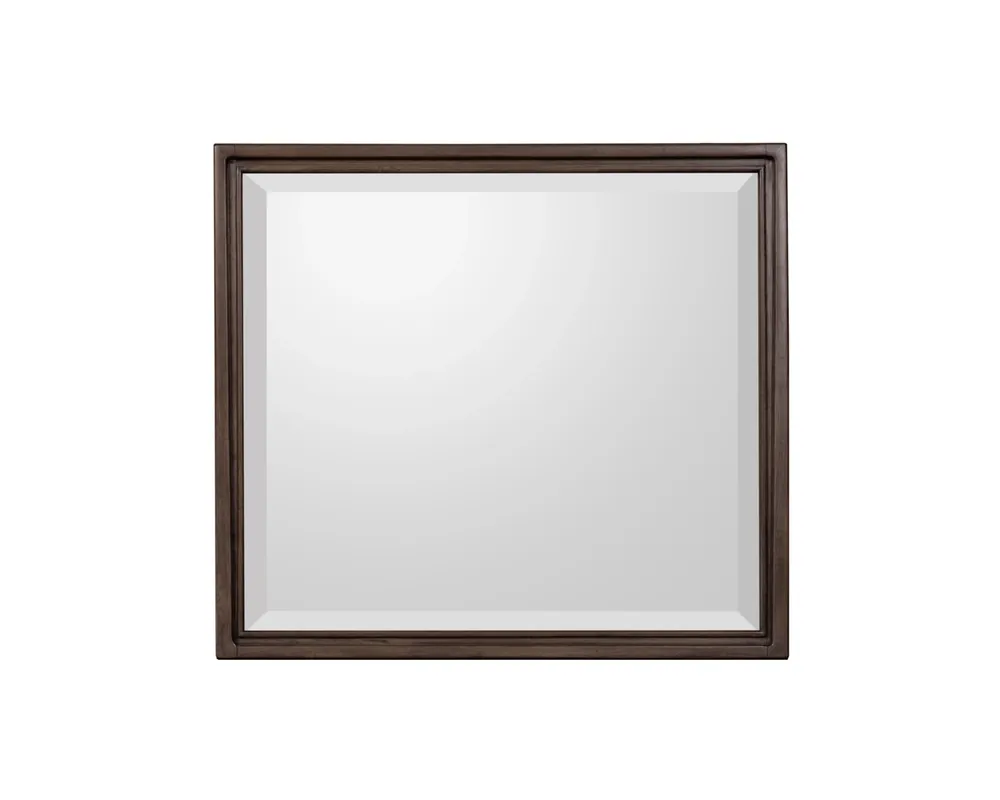 Modus Furniture Carlisle Dresser Mirror in Pecan Pie Brown