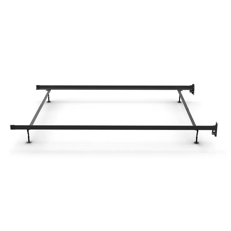 Rize Home Deluxe Adjustable Twin/Full Bed Frame with 4 Legs