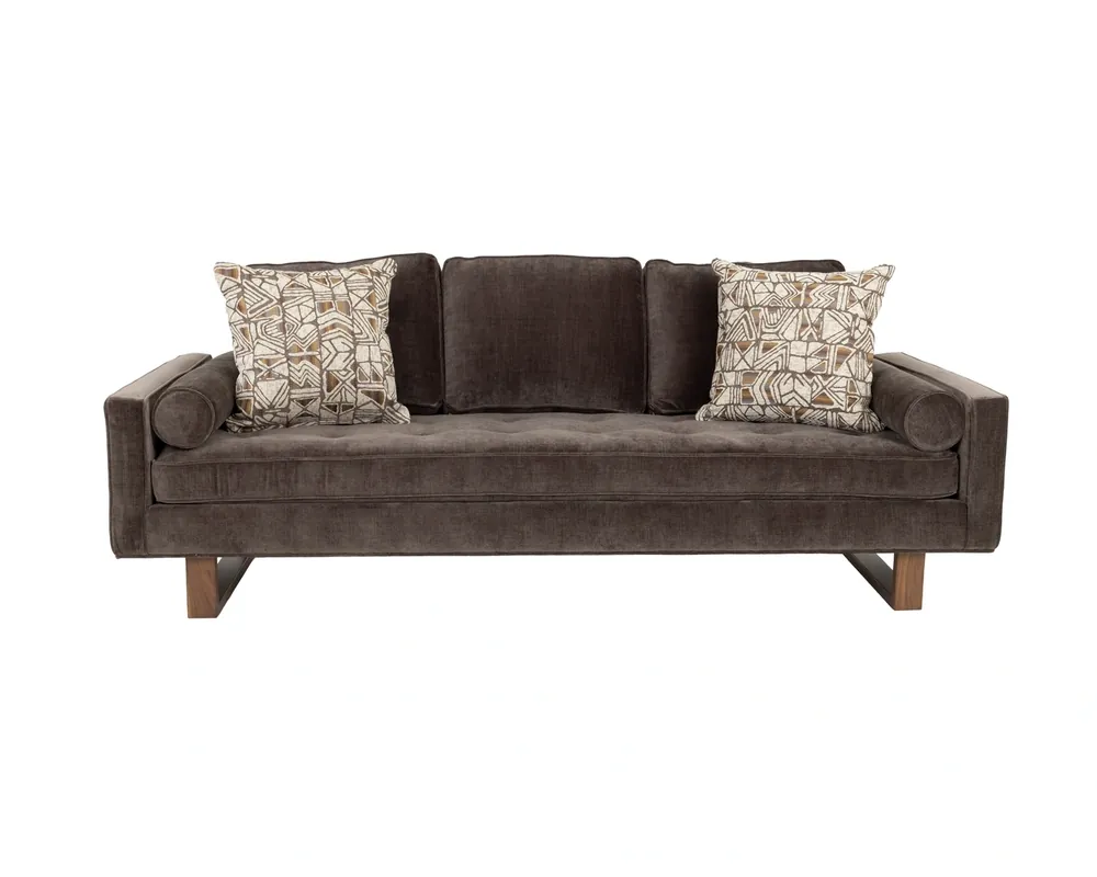 Jonathan Louis Bennett Espresso Brown Sofa