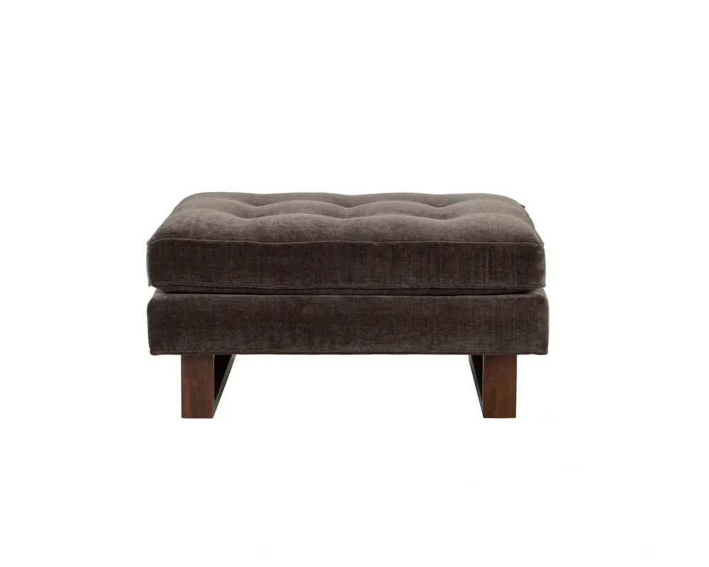 Jonathan Louis Bennett Espresso Brown Ottoman