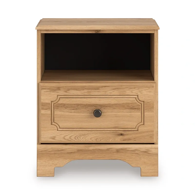 Ashley Aleaport 1-Drawer Nightstand with Charging Ports