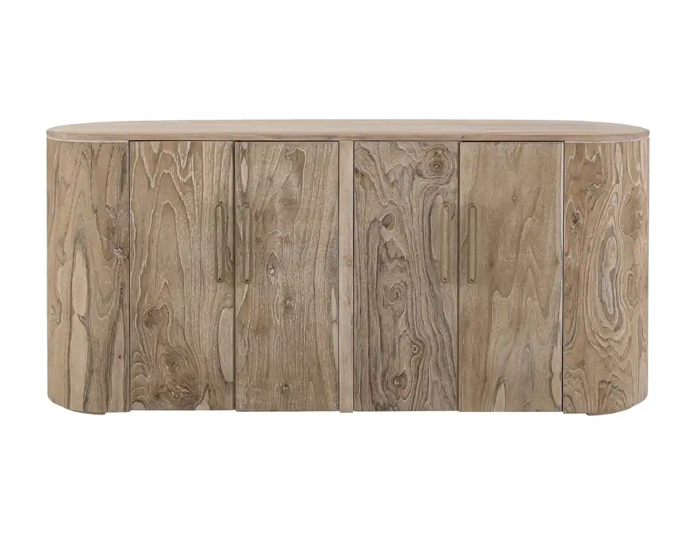 Int'l Furniture Balam Ivory White 4-Door Console