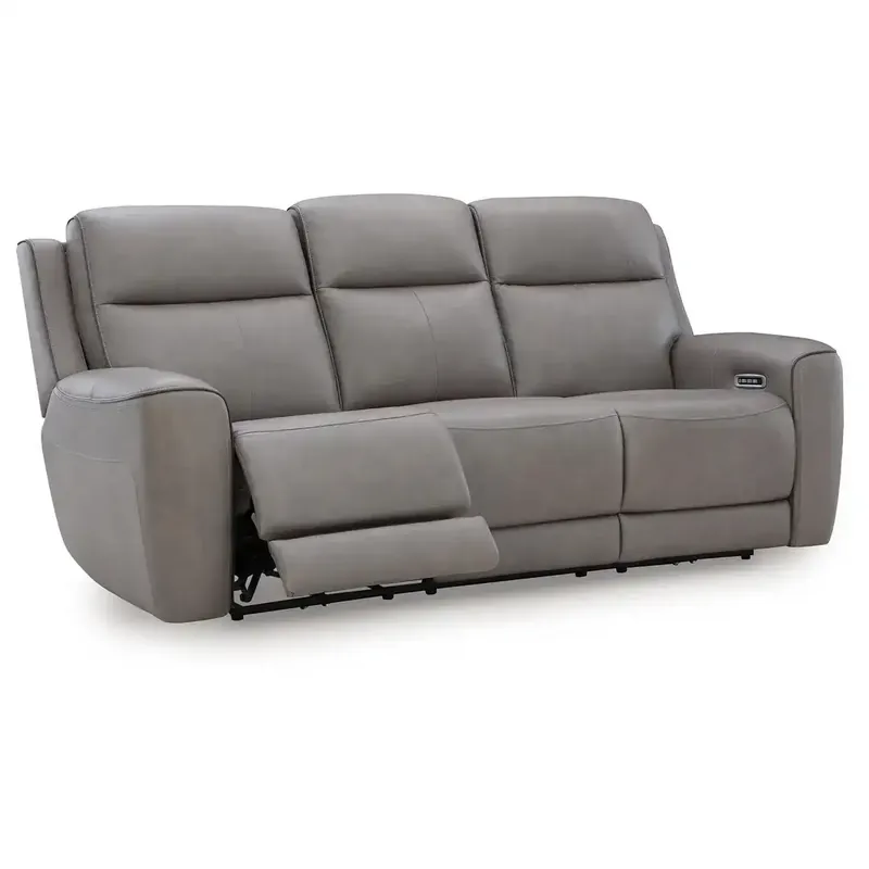 Ashley 5Z-Comfort Coin Leather Power Reclining Sofa