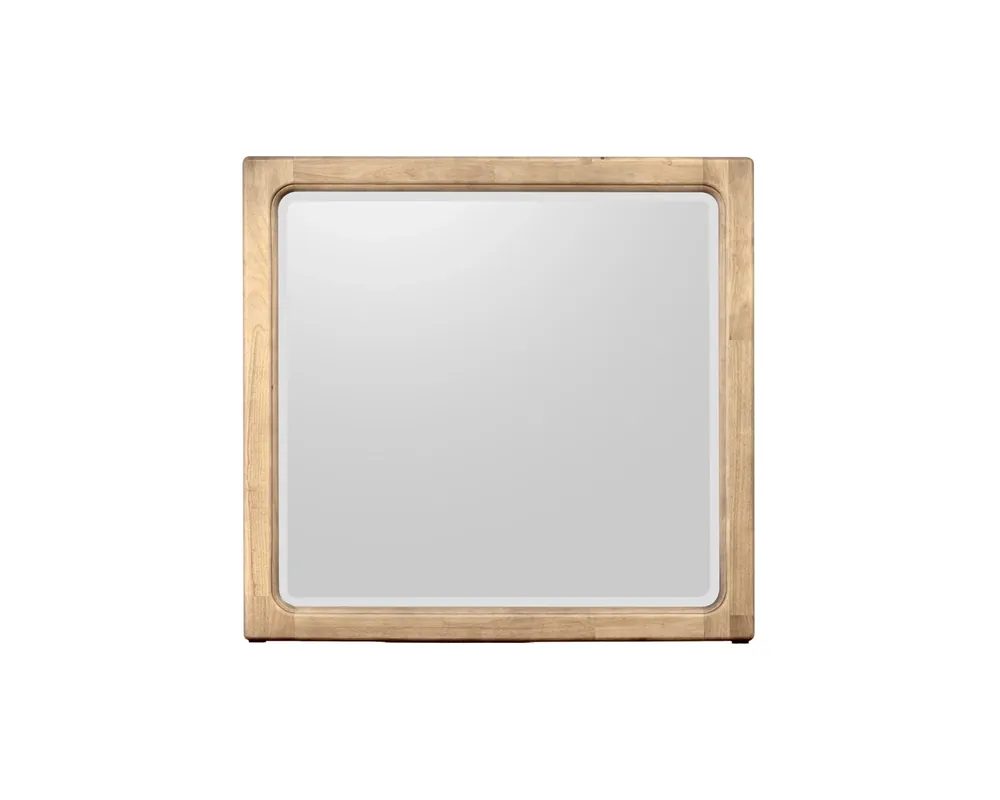 Modus Furniture Brentwood Dresser Mirror in Brioche Brown